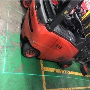 Łatwo instalowany wózek widłowy Laser Red Zone Light